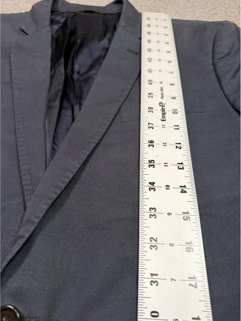 J.Crew Ludlow Blazer Men’s 44R Navy Blue Italian Cotton Tollegno 1900 Jacket